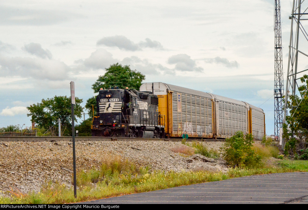 NS GP38-2 High nose Locomotive in the yard